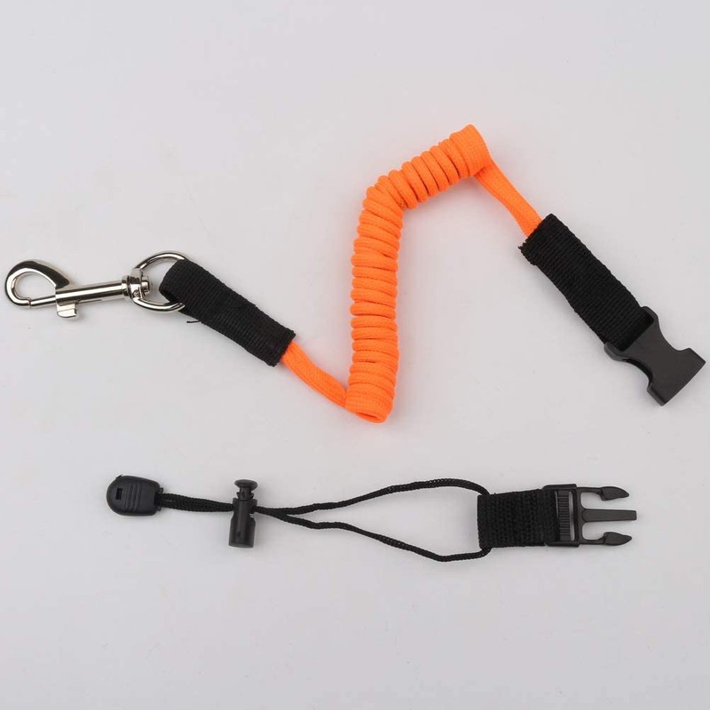 zalati Kayak Paddle Leash Safety Elastic Canoe Paddle Rope with