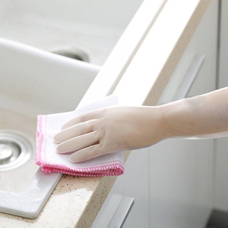 Nitrile rubber gloves, kitchen cleaning, dishwashing pvc gloves, SS_3 sets