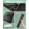 Nicpro 12x18" Art Portfolio Folder, 30 Pockets Display 60 Pages