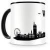 Samunshi® Vienna Skyline Coffee Cup / Tea Cup Height 95