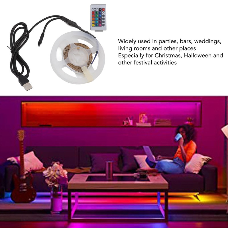 RGB LED Strip Lights 5V USB RGB LED Strip with
