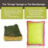 Nano Sponge Cleaning Sponges. Supersized Everyday Heavy Duty Household Kitchen
