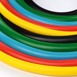 11PCS Yoga Strap Latex Resistance Bands Exercise Home Gym Tube Fitness Elastic -Premium Latex Resistance Bands & Yoga Strap AU