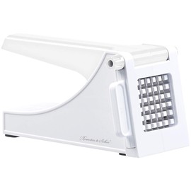 Rosenstein & Söhne Chip Cutter: Chip and Vegetable Cutter with Removable Cutting Grid (Onion Cutter, Kitchen Cutter, Hot Air Fryer)