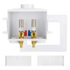 1-Pack Niikappu Pex Washer Box, 1/2" PEX Inlet x 3/4"