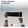 UK SUPPLIES LIMITED 1 Roll, Black Mini Stretch Shrink Wrap