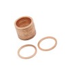 HEROFFIX 18mm Inner Dia Copper Automotive Engine Washers Plate Gaskets