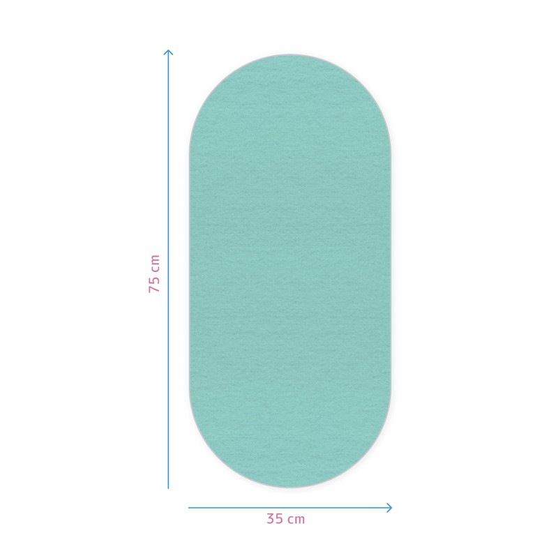Moses Basket Terry Fitted Sheet/Baby Oval Shape Sheet (Tiffany)