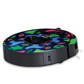 MightySkins Skin Compatible with iRobot Roomba i7 Robot Vacuum - Geometric Rave | Protective, Durable, and Unique Vinyl Decal wrap Cover | Easy to Apply, Remove, and Change Styles | Made in The USA