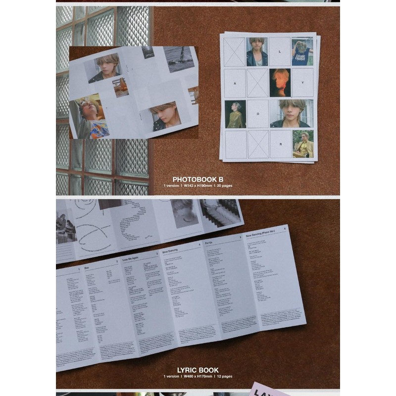 V BTS - Layover Album (Blue ver.)