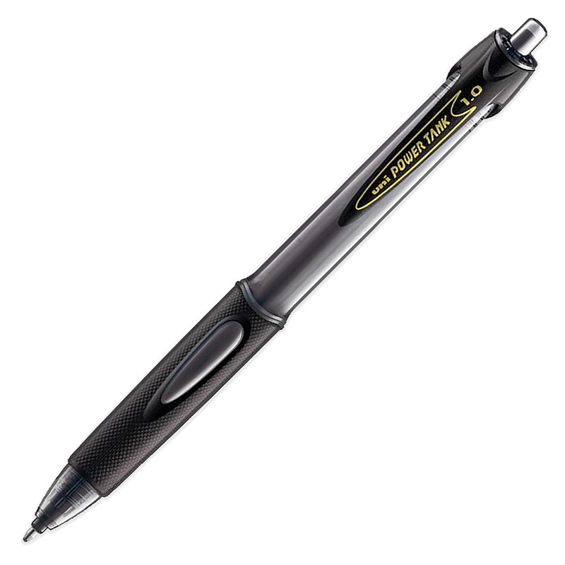 uni-ball SN-220 Power Tank Retractable Ballpoint Pen 1.0mm Black Ink