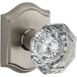 Baldwin Crystal Passage, Satin Nickel