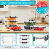 Skroam 10 Pack Glass Meal Prep Containers, 22 OZ Glass