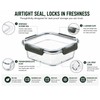 Glass Meal Prep Containers with Lids, Glass Food Storage Containers,