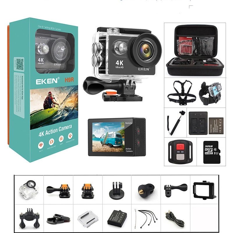 Unbranded Original EKEN H9R Action Camera UHD 4K / 30fps