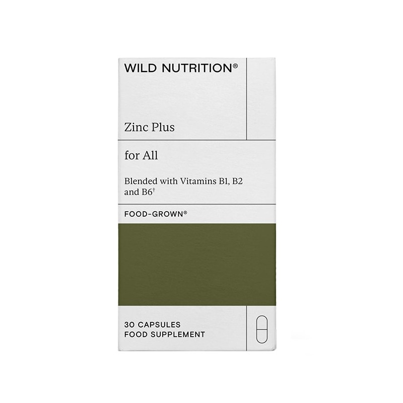 Wild Nutrition Zinc Plus Blended with Vitamins B1, B2 &