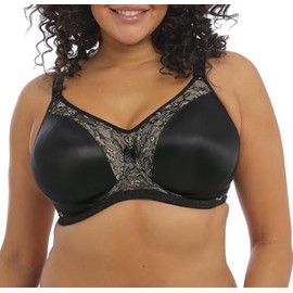 Goddess Women's Plus-Size Yvette Banded Underwired Bra, Black, 44E