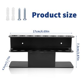 Dart Holder, Dart Holder for Wall Mounting, Space for 8 Arrows, Dart Holder Dart Accessories for Storage of Steel Darts, Soft Darts and Darts of All Types