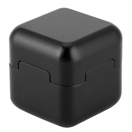 plplaaoo Mini Magnetic Pool Chalk Holder, Portable Mini Magnetic Chalk Holder Aluminium Snooker Chalk Holder Billiard Pool Chalk Carry Bag for Billiard Cue Snooker Accessories (Black)