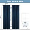 Diraysid Navy Blue Blackout Curtains for Bedroom and Living Room