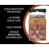 Hear Clear Size 312 PR41 1.45V Zinc Air Hearing Aid