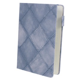 CAXUSD Monthly Budget Planner Diary Denim Cover Financial Organizer for Home Office Students Comprehensive Income Expense Tracker Savings Goals Portable Academic Calendar Notebook