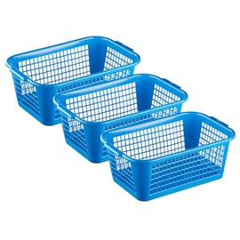 MiraHome Storage Baskets Set of 3 9 L 35 x 24 x 14.5 cm Granite