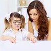 Pack of 2 Cheetah Print Face Stickers Leopard Print Tattoos