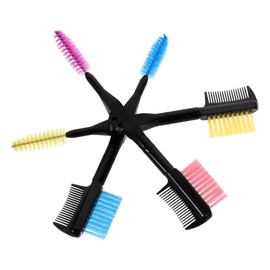 BIUDECO Eyebrow Brush 3pcs Double Head Folding Handle Fashion Eyebrow Comb Tool Portable for Women Girls Ladies