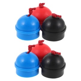 Kisangel 6pcs Pool Chalk Holder and Portable Billiards Accessories for Players Convenient Chalk Clips Black Keep Handy and Hands Clean Your Billiard Room