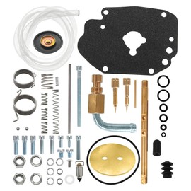 Carburetor Rebuild Kit Replacement for S&S Master Repair kit for Super E Carb 499619 11-2923 with w/ 90°swivel Gaskets
