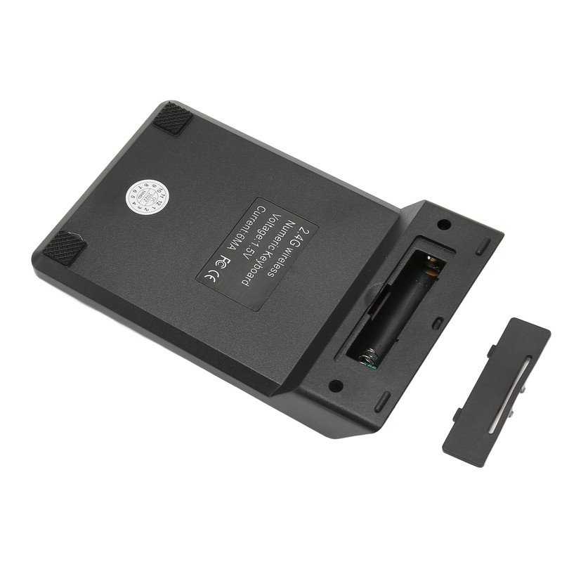 Wireless Number Pad 2.4G Receiver Black 18 Concave Keys Battery
