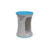 MooreCo Hierarchy Flipz Polypropylene School Stool, Blue/Gray (83464-BLUE)