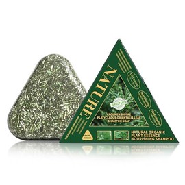 Mugwort Tea Tree - Jabón de champú, barra de champú nutritiva de esencia vegetal orgánica natural, hidratante e hidratante, cabello seco y encrespado,