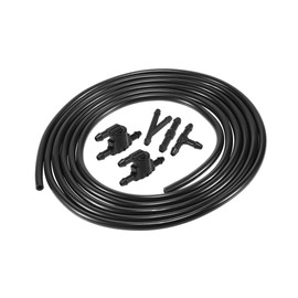 A ABSOPRO Car Windshield Washer Hose Kit 300cm 10ft Windshield Washer Nozzle Hose with Connectors for Toyota Corolla Tundra Land Cruiser 85321-28020 Item Replacement