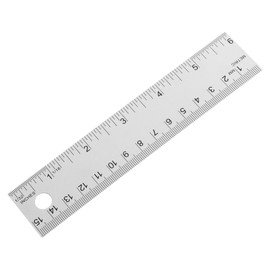 SHINEOFI Stainless Steel Cork Back Ruler Non Slip Metal Measuring Tool for Drawing Engineering and School Projects Ergonomic Grip Accurate Measurements