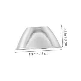 Operitacx 3pcs Reflector Cup for Spotlight Aluminum LED Light Accessory Outdoor Camping Lighting Shade Replacement High Light Utilization for Reliable Illumination Portable Design for