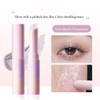 Baorder 3 Farben Glitter Crystal Jelly Eyeshadow Stick,Glitter Makeup,Highlighter Brightener