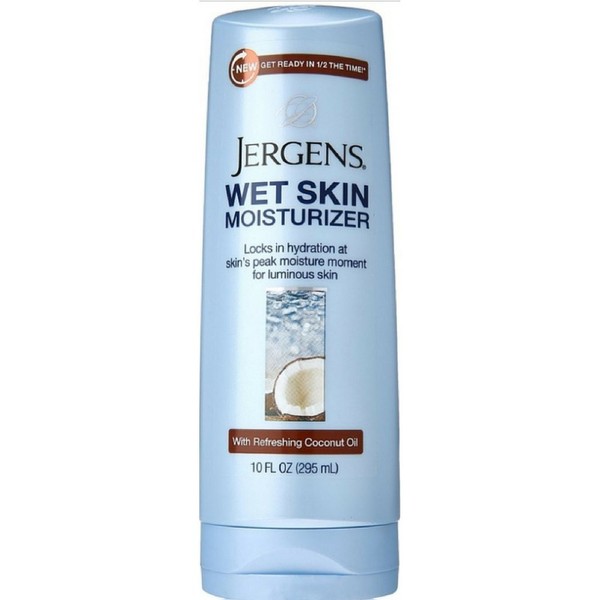 Jergens Wet Skin Moisturizer Coconut Oil 10 Ounce (295ml) (3 Pack)