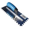 Master Wholesale 3/8" U-Notch Stainless Steel Trowel w/Comfort Grip Handle