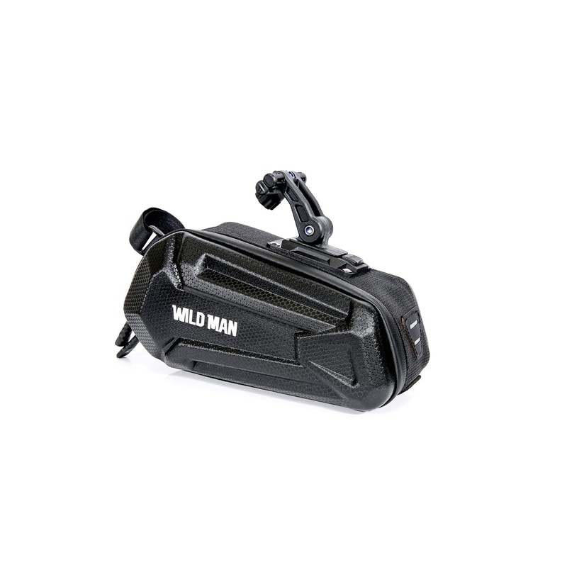 WILD MAN 1.2L Quick Release Hard Shell Rainproof Bike Saddle