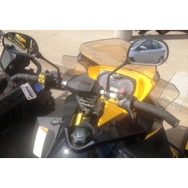 Rear View Mirrors Kit Fits Snowmobiles Such as Polaris, Arctic Cat, Ski Doo, Yamaha