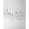 Oneida Mingle Wine Glasses, Set of 4, 4 Count, Clear