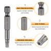 sourcing map 5pcs TT27 Security Torx Head Screwdriver Bit 2"