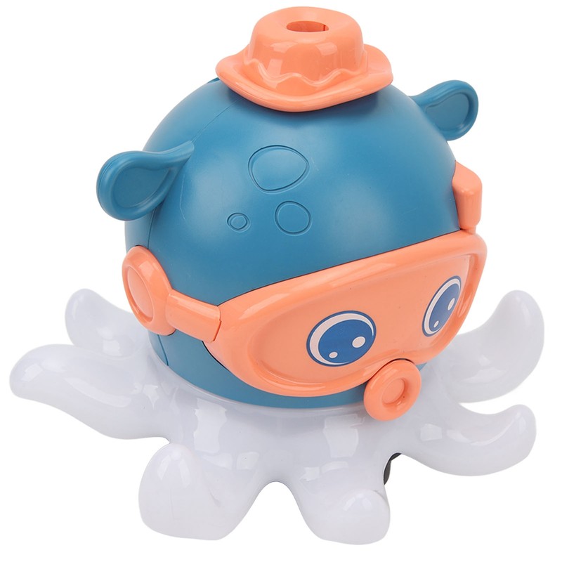 Baby Floating Ball Toy Electric Octopus Bath Toy Music Light