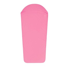 JIUSAIRUI Ultralight Sleeping Bag Liner – No Zipper Portable Travel Sheet, Quick-Dry & Machine Washable,Ideal for Camping, Hotels, Backpacking,Hostels (Blush Pink)