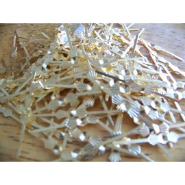 Unbranded 50 45 mm BRASS   CHANDELIER PARTS LAMP CRYSTAL PRISM BEAD CONNECTOR PINS BOWTIE