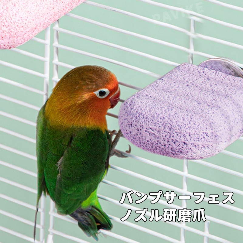 PAVIKE Nail Sharpening Step, Small Animals, Monga, Washable, Nail Sharpener,