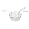 Chef Aid Chip Basket, 19cm diameter with long reach handle