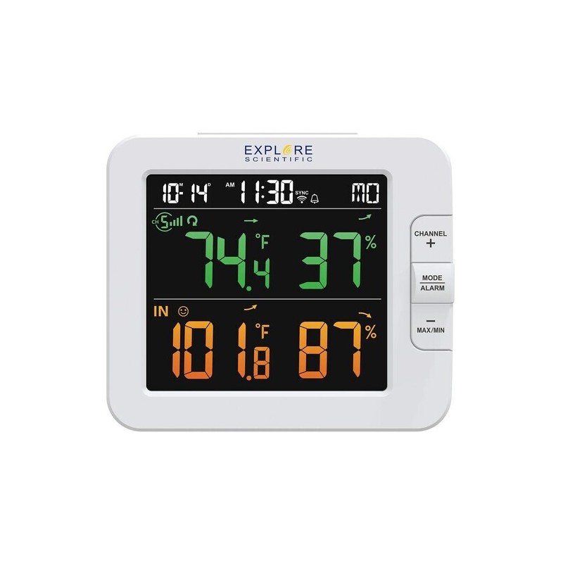 Explore Scientific Smart Multi-Channel Weather Station with Wireless Sensor